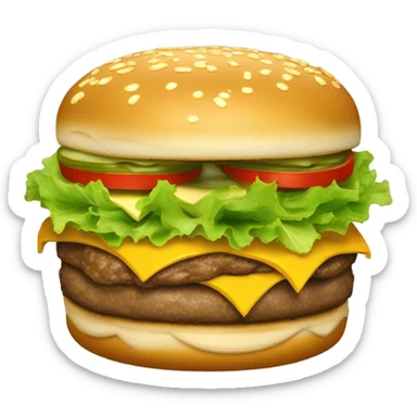 gold bigmac sticker