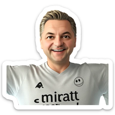 smiling boy looking at viewer sticker