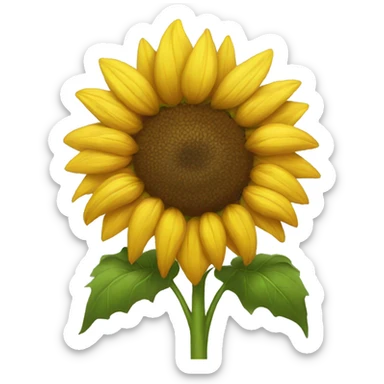 Sunflower sticker