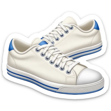White on cloud tennis shoes sticker