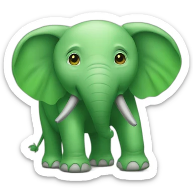 film The Green Elephant sticker