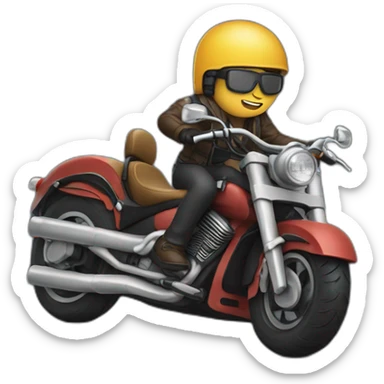 Photogreapher on a motorcycle sticker