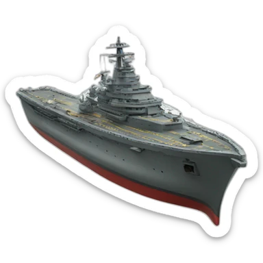 battle ship sticker