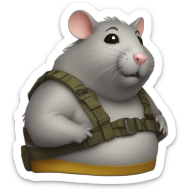 Fat rat warzone first place sticker