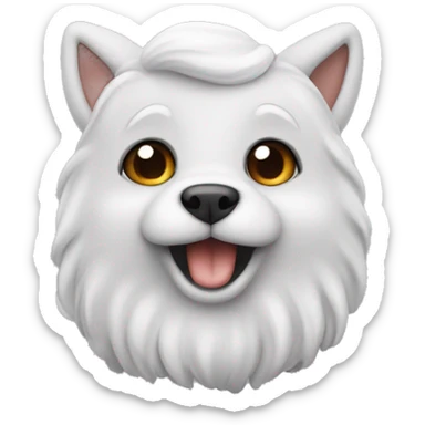 Poep met een eenhoorn  sticker