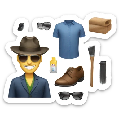 Clean men Accessoires  sticker