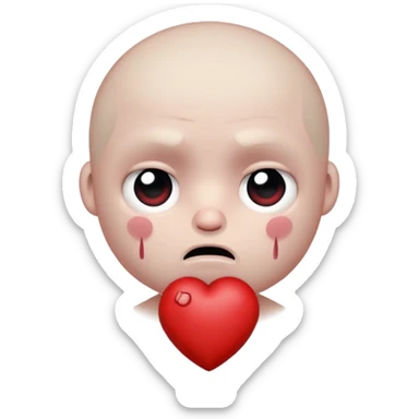 Isaac from hit 2011 rougelike the binding of isaac sticker