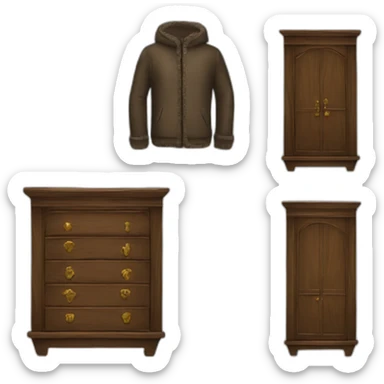narnia wardrobe sticker