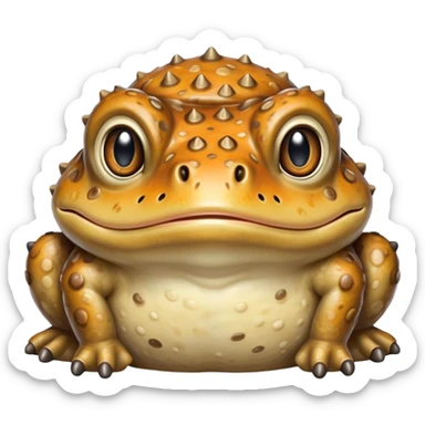 Creamy bufo sticker