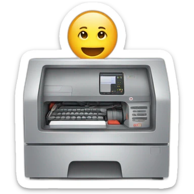 ordinateur dans une machine à laver sticker