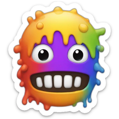 autismo logo monstruo colores sticker