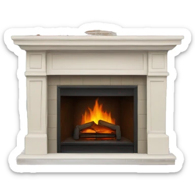 fireplace mantle sticker