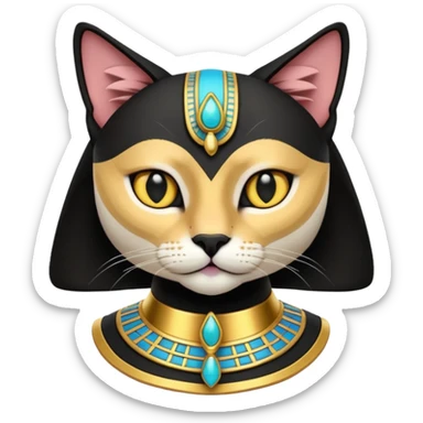 pharaoh cat sticker