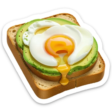 Avocado toast sticker