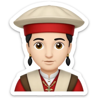 Albanian hat sticker