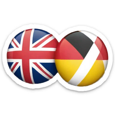 the england and ghana flag merged together sticker