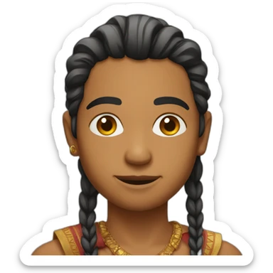 atractive indian sticker