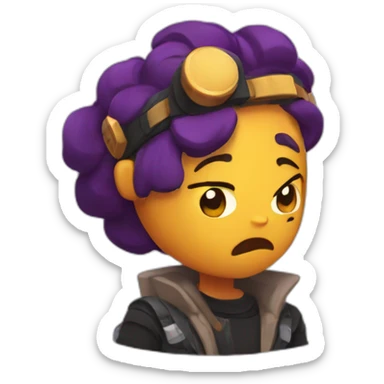 Shelly brawl stars sticker