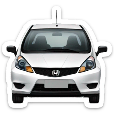 2013 black honda jazz sticker
