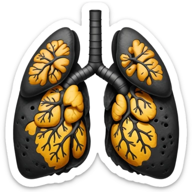 black lungs sticker