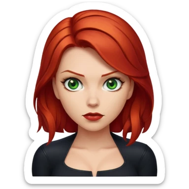 black widow fake sticker