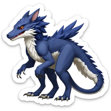 Sergal-raptor-nargacuga-vernid sticker