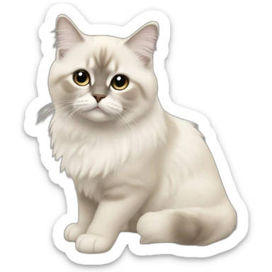 sacré de birmanie sticker