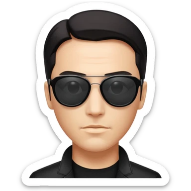 matrix neo sunglasses sticker