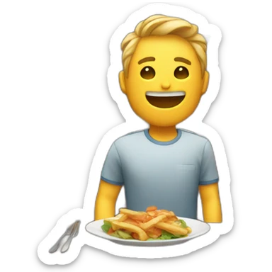 Shorts-in-restaurant sticker