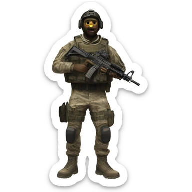 Konig from call of duty modern warfare 2 sticker