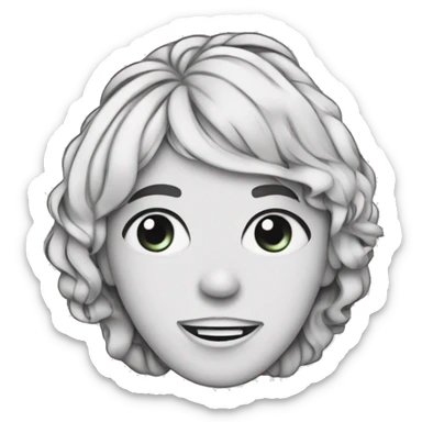 coloring with a felt-tip pen sticker