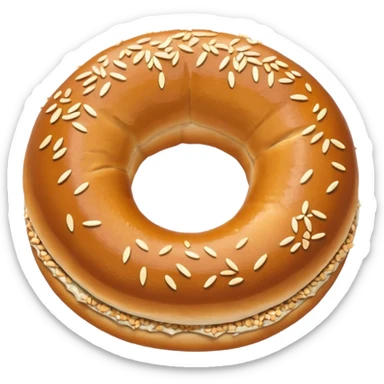 simit Turkish sesame bagel sticker