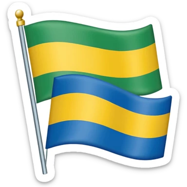 Create an emoji of independantists Guadeloupe flag it looks like the suriname one  sticker