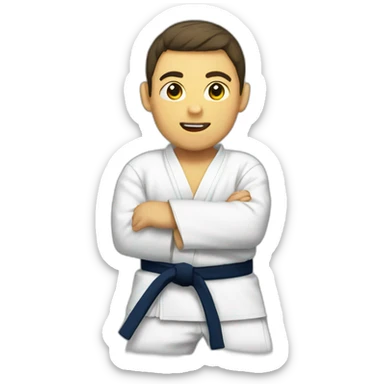 Judoka sticker