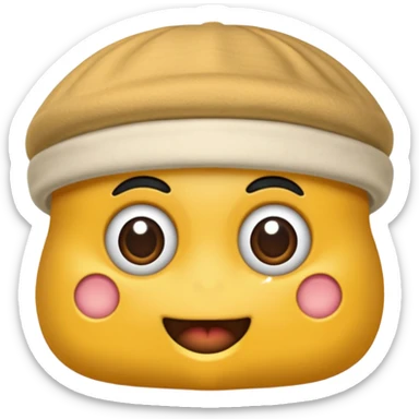 gorro panadero sticker