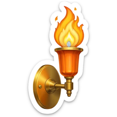 Wall Mounted Torch sticker