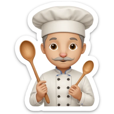 chef with rat sticker
