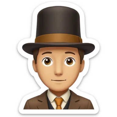 professor Layton sticker