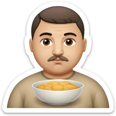 Fat Armenian oligarch with bowlcut sticker