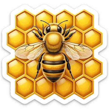 queen bee sticker