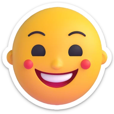 happy mood emotion face sticker