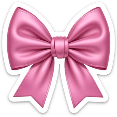 bow pink sticker