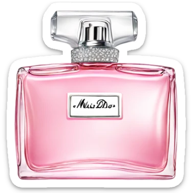 Miss dior perfume sticker