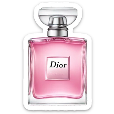 dior pink perfume sticker