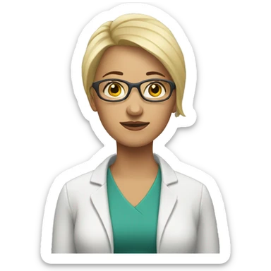 Woman therapist sticker