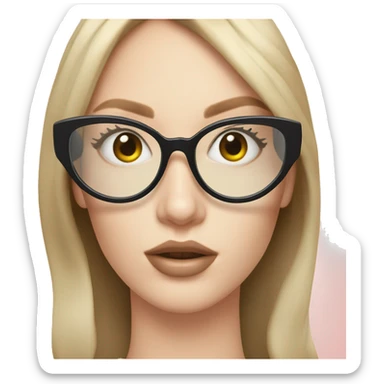 Miu miu glasses sticker