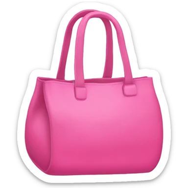 Pink bag sticker