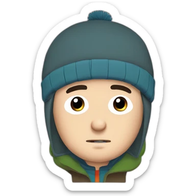 South Park character Stan Marsh sticker