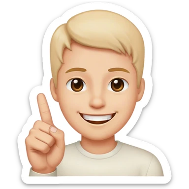 🤪 with a middle finger  sticker