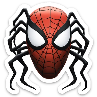Spider-Man symbiote sticker